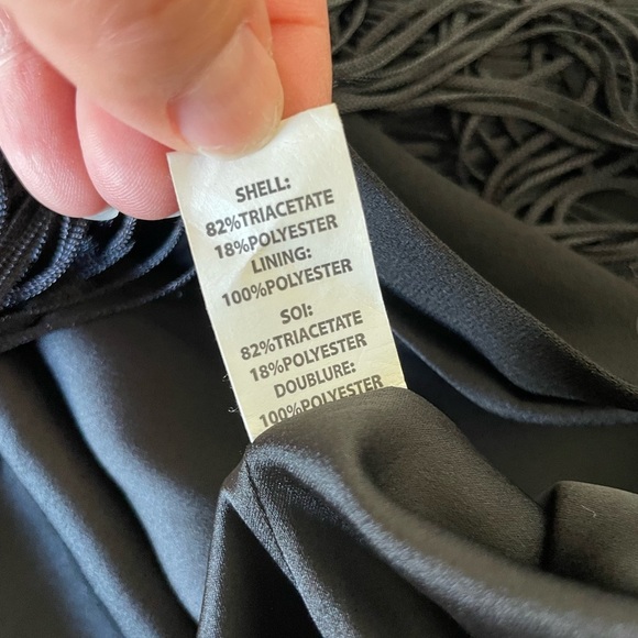 Ramy Brook Rikki black tassel flapper midi dress - Picture 12 of 12